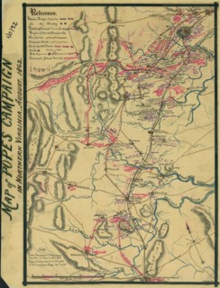 Popes campaign in northern Virginia, August 1862. 1862
