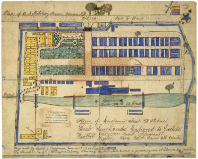 U.S. military prison, Elmira, N.Y.. 1864