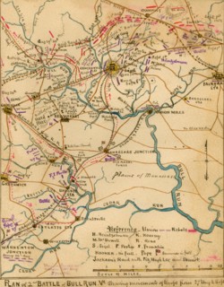 2nd battle of Bull Run, Va. : Showing movements of troops from 27 Aug. to Sept. 1. 1863