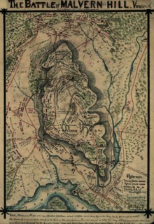 Battle of Malvern Hill, Virginia. Fought June 30th and July 1st, 1862. 1862