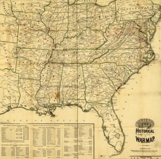 Historical War Map - 1862