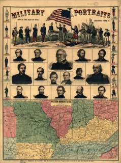 Military Portraits & the  Western Theatre - 1861 1861