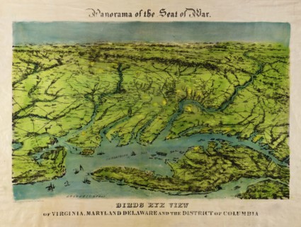 Seat of War - Panoramic of the Middle Atlantic States - 1861 1861