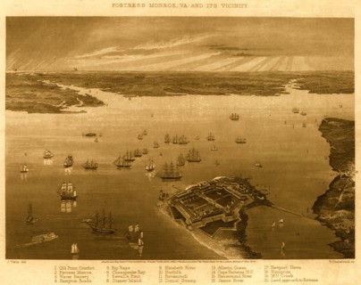 Fortress Monroe, Va. and its vicinity - 1862