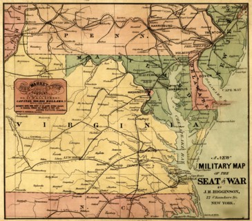 Military Map - 1861 1861