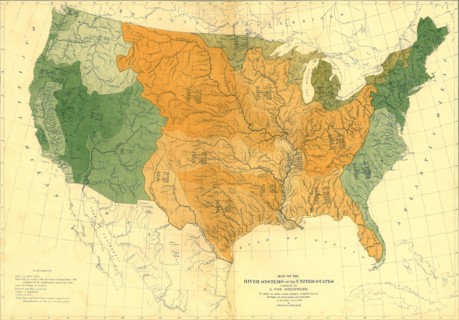 River Systems of the United States - 1870 1870