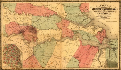 Richmond & Vicinity during the War - 1862