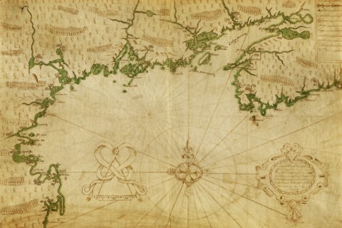 New France by Champlain 1607
