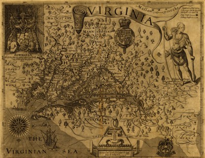 Virginia Discovered and described by john Smith - 1606 1606