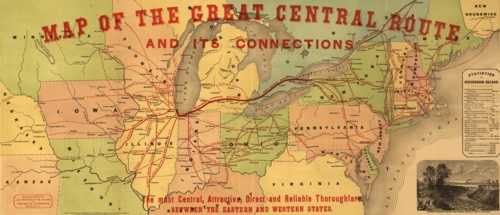 Great Central Route & Connections - 1855 1855