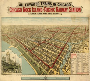 Chicago Rock Island & Pacific Railway Station - 1897 1897