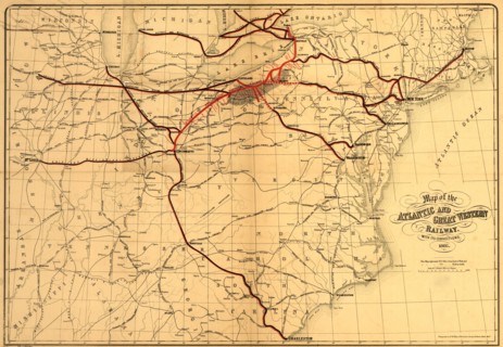 Atlantic & Great Western Railway 1866