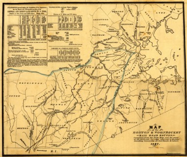 Boston & Woonsocket - 1847 1847