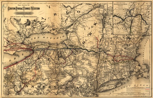Boston Hoosac Tunnel and Western Railway - 1881 1881
