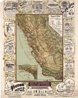 California Roads for Bicycles - 1895 1895