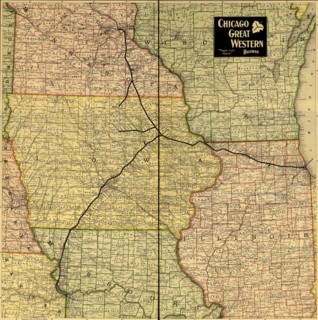 Chicago Great Western Railway "Maple Leaf Route." - 1897 1897