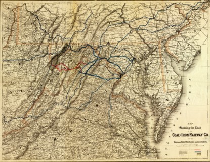 Coal and Iron Railway Co. and the coal and iron ore lands along its line 1882 1882