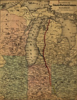 Grand Rapids & Indiana Railroad - 1871 1871