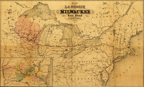 La Crosse and Milwaukee Rail Road - 1855 1855