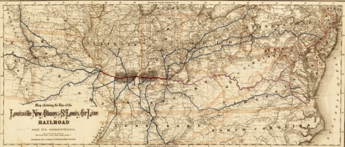 Louisville, New Albany, and St. Louis Air Line Railroad - 1872