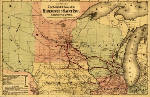 Milwaukee and Saint Paul Railway - 1872