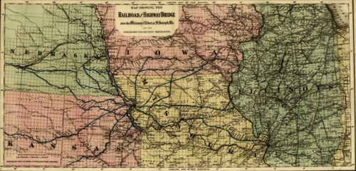 Missouri River at St. Joseph - 1872