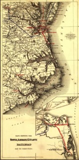 Norfolk, Albermarle & Atlantic Railroad - 1891 1891