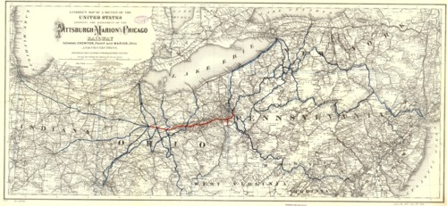 Pittsburgh Marion & Chicago - 1887 1887