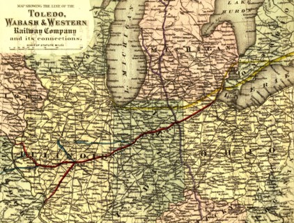 Toledo, Wabash, & Western Railway Company - 1873 1873