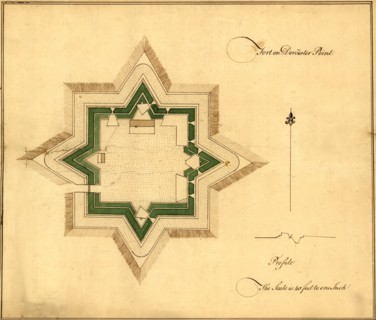 Fort on Dorchester Point, Boston - 1776