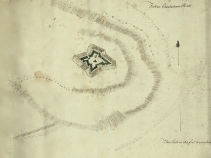 Fort on Charleston Point, Boston - 1776