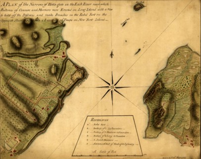 Narrows of Hells-gate in the East River - 1776