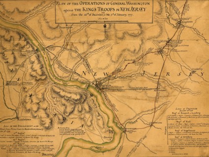 British in the vicinity of Fort Lee, New Jersey 1777