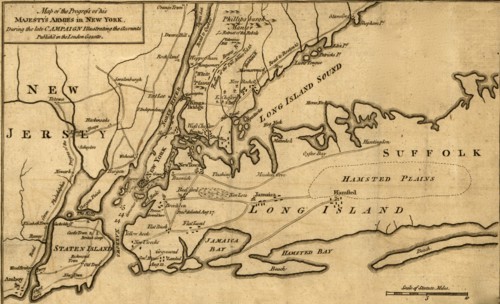 Success of the British Armies during the American War of Independence in New York 1776