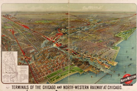 Terminals of the Chicago and North-Western Railway at Chicago - 1902 1902