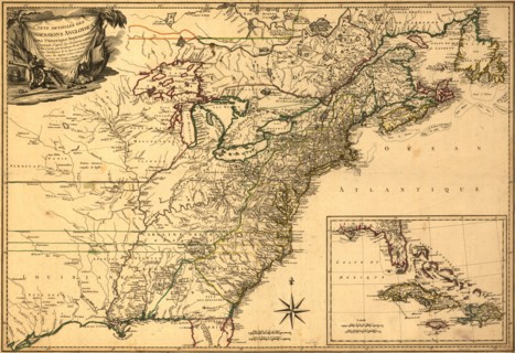 British Possessions at the Time of the War of Independence - 1777