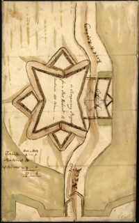 Boston Defenses Star Redoubt - 1779 1778