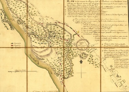 Lafayette Retreat before General Howe at Barren Hill, Pennsylvania - 1778