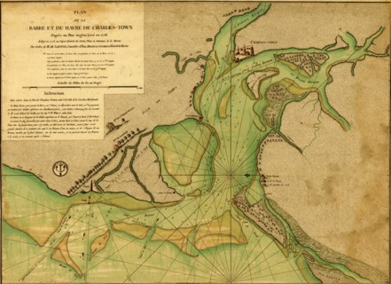 Charlestown Harbor after capture by the British 1778