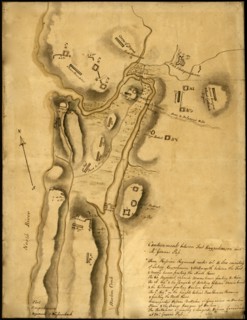 British Troops on Fort Washington, Manhattan Island - 1778
