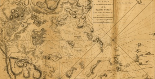 Boston, its environs and harbour, with the rebels works raised against that town in 1775 1775