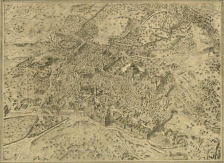 Antique Map of Jerusalem