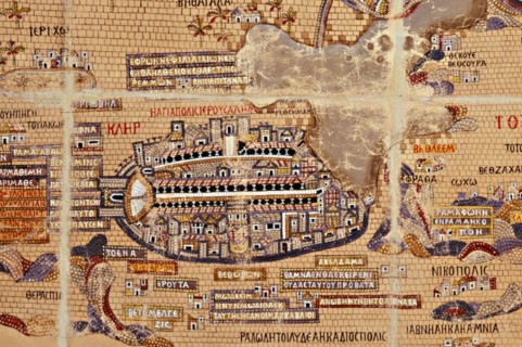 Antique Map of Jerusalem