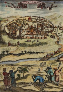 Antique Map of Jerusalem
