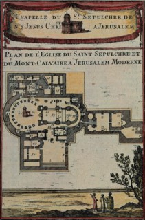 Antique Map of Jerusalem