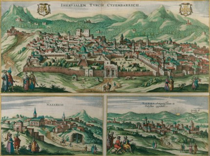 Antique Map of Jerusalem