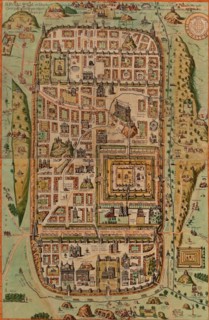 Antique Map of Jerusalem