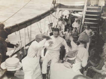 Antics aboard S.S. Balmoral Castle
