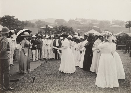 African women at a royal reception