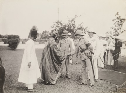 Duke of Connaught meets an African chief